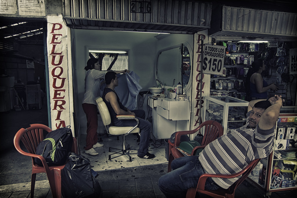Street stall at a Colombian market